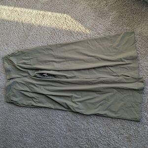 Athleta Olive Green Wide-Leg Pants